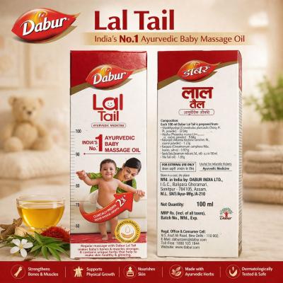 DABUR LAL AYURVEDIC BABY MASSAGE OIL 100ml